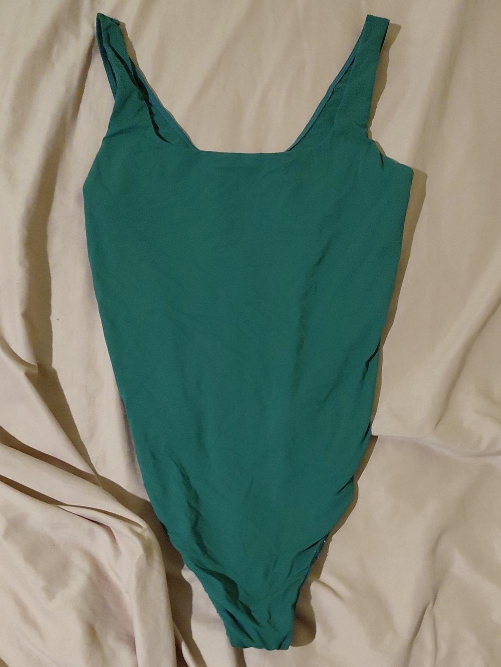 Auden Teal Scoop Neck Bodysuit